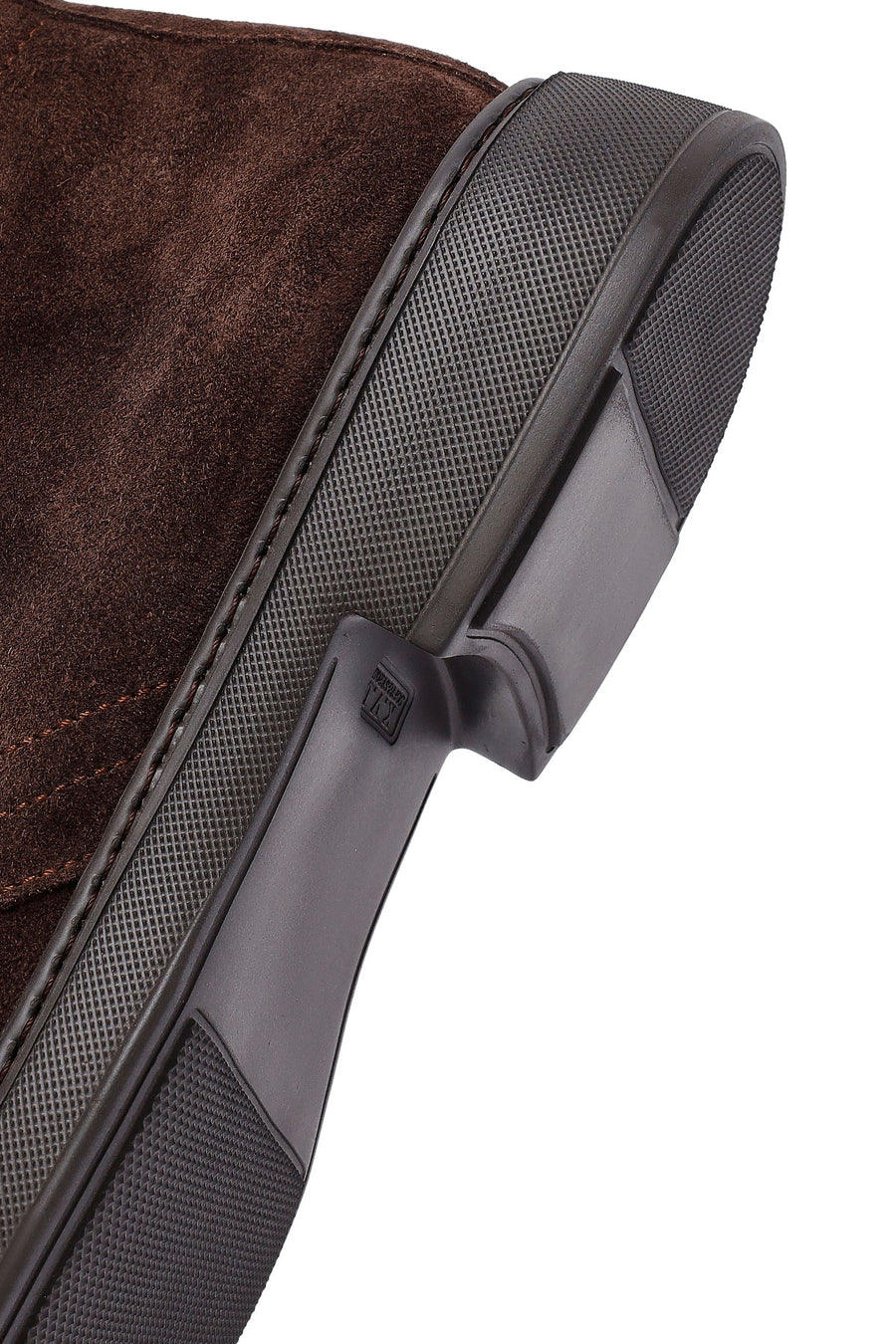 Men's Brown Lace-Up Suede Leather Boat
