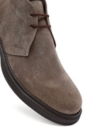 Erkek Vizon Bağcıklı Süet Deri Bot | Derimod