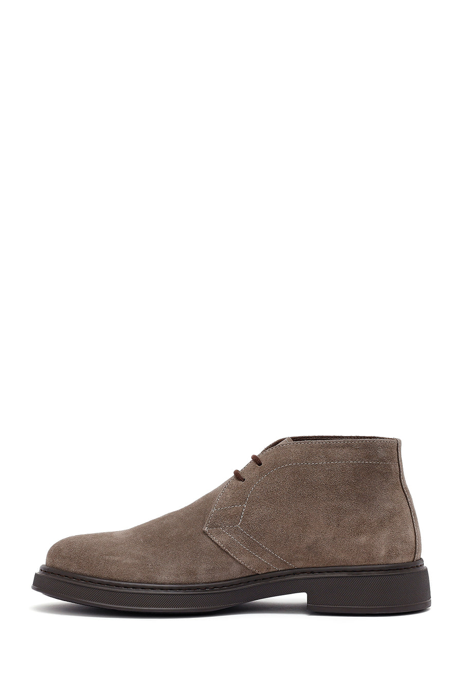 Men's Mink Lace-Up Suede Leather Boat