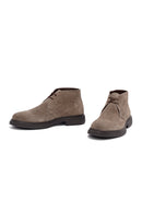 Erkek Vizon Bağcıklı Süet Deri Bot | Derimod