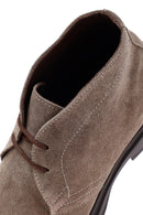 Erkek Vizon Bağcıklı Süet Deri Bot | Derimod