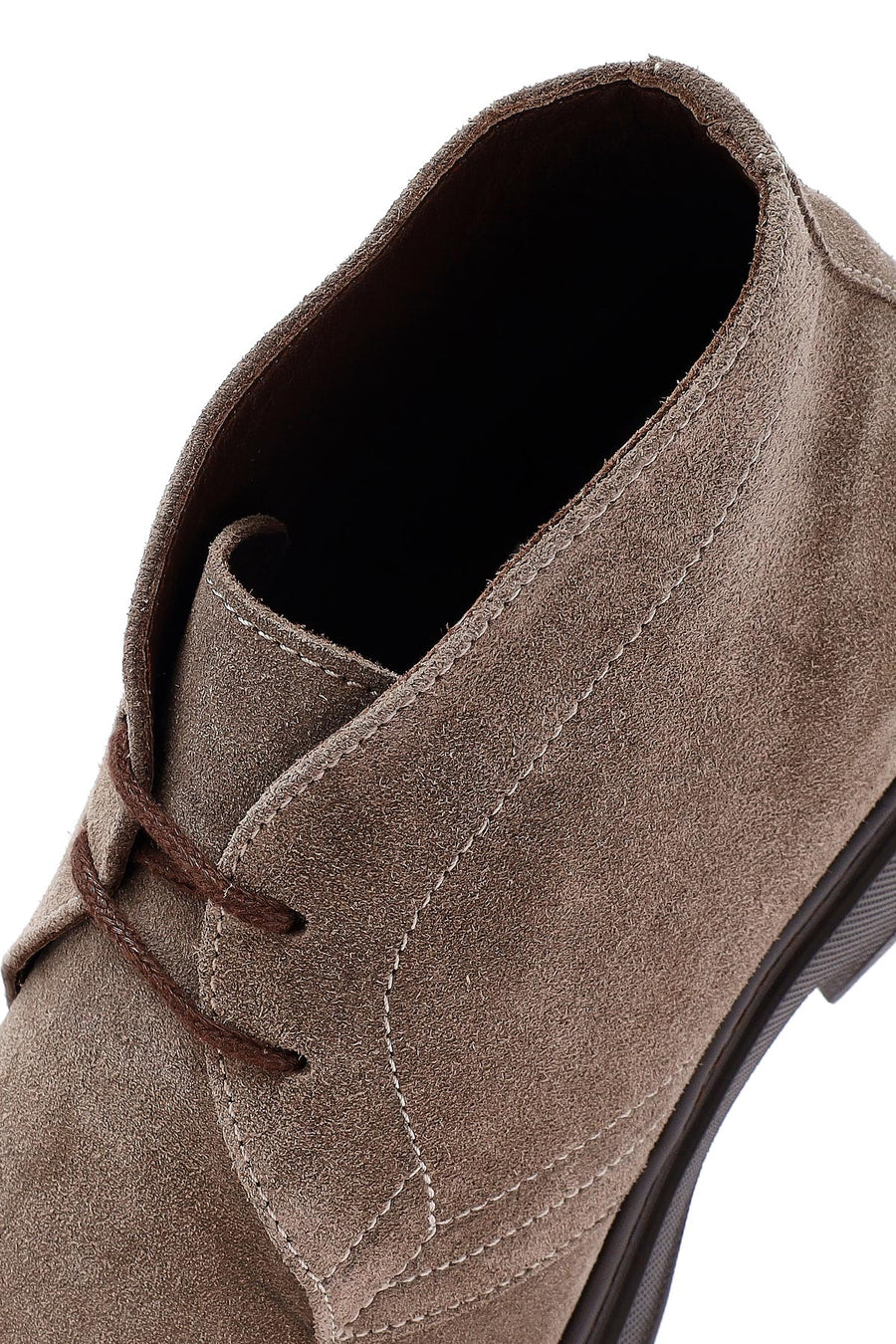Men's Mink Lace-Up Suede Leather Boat