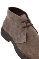 Erkek Vizon Bağcıklı Süet Deri Bot | Derimod