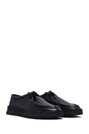 Male Black Leather Casual Shoes | Derimod