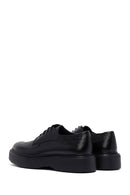 Men's Black Lace-Up Thick-Soled Leather Casual Shoes | Derimod