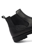 Erkek Siyah Deri Casual Chelsea Bot | Derimod