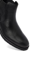 Erkek Siyah Deri Casual Chelsea Bot | Derimod