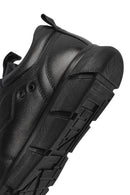 Erkek Siyah Bağcıklı Deri Casual Ayakkabı | Derimod