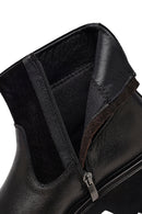 Erkek Siyah Kalın Tabanlı Deri Bot | Derimod