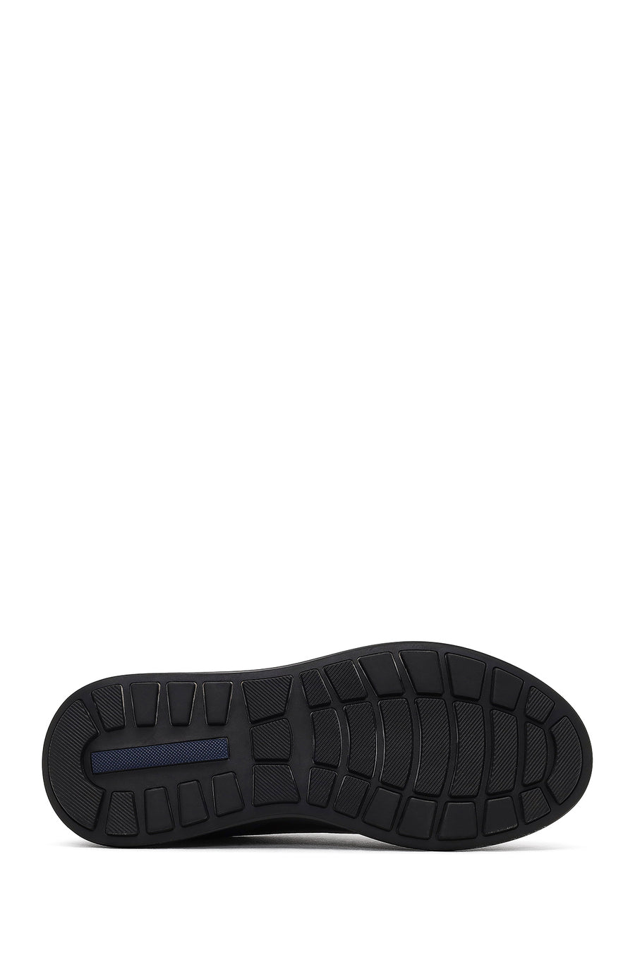 Erkek Kahverengi Bağcıklı Kalın Tabanlı Deri Casual Sneaker