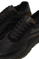 Men's Green Lace-Up Leather Sneaker | Derimod