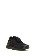 Men's Green Lace-Up Leather Sneaker | Derimod