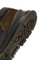 Men's Green Lace-Up Leather Sneaker | Derimod