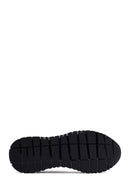 Men's Black Lace-Up Leather Casual Sneakers | Derimod