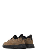Men's Taupe Lace-up Nubuck Leather Casual Shoes | Derimod