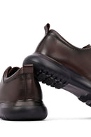 Erkek Kahverengi Bağcıklı Deri Casual Ayakkabı | Derimod