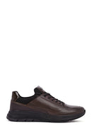 Men's Brown Lace-Up Leather Casual Sneaker | Derimod