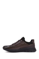 Men's Brown Lace-Up Leather Casual Sneaker | Derimod