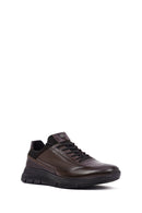 Men's Brown Lace-Up Leather Casual Sneaker | Derimod