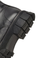 Erkek Siyah Fermuarlı Kalın Tabanlı Deri Bot | Derimod