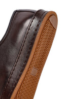 Erkek Kahverengi Bağcıklı Deri Casual Ayakkabı | Derimod