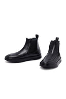 Erkek Siyah Deri Chelsea Bot | Derimod
