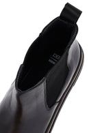 Erkek Siyah Kalın Tabanlı Deri Chelsea Bot | Derimod