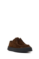 Erkek Kahverengi Bağcıklı Süet Deri Casual Ayakkabı | Derimod