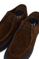 Erkek Kahverengi Bağcıklı Süet Deri Casual Ayakkabı | Derimod