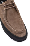 Erkek Vizon Bağcıklı Süet Deri Casual Ayakkabı | Derimod