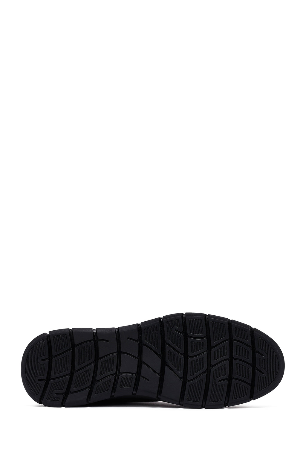 Erkek Kahverengi Bağcıklı Deri Casual Sneaker