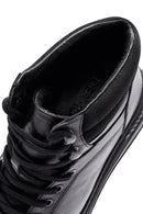 Men's Black Lace-Up Leather Sports Boots | Derimod