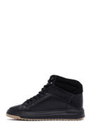 Men's Black Lace-Up Leather Sports Boots | Derimod