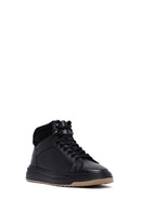 Men's Black Lace-Up Leather Sports Boots | Derimod