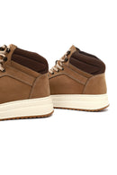 Erkek Bej Bağcıklı Kalın Tabanlı Nubuk Deri Spor Bot | Derimod