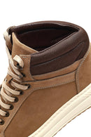 Erkek Bej Bağcıklı Kalın Tabanlı Nubuk Deri Spor Bot | Derimod