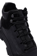 Erkek Siyah Bağcıklı Deri Casual Bot | Derimod