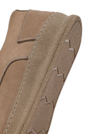 Men's Mink Laced Nubuck Leather Casual Shoes | Derimod