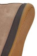 Men's Mink Lace-Up Zippered Nubuck Leather Sports Boots | Derimod