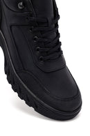 Erkek Siyah Bağcıklı Deri Casual Bot | Derimod