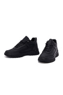 Erkek Siyah Bağcıklı Deri Casual Bot | Derimod