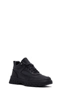 Erkek Siyah Bağcıklı Deri Casual Bot | Derimod