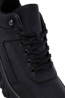 Erkek Siyah Bağcıklı Deri Casual Bot | Derimod