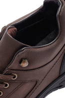 Erkek Kahverengi Bağcıklı Deri Casual Bot | Derimod