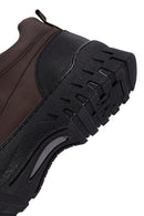 Erkek Kahverengi Bağcıklı Deri Casual Bot | Derimod