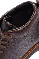Erkek Kahverengi Bağcıklı Deri Casual Bot | Derimod