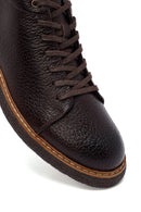 Erkek Kahverengi Bağcıklı Deri Casual Bot | Derimod