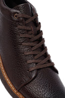 Erkek Kahverengi Bağcıklı Deri Casual Bot | Derimod