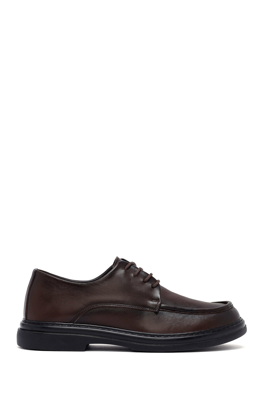 Men's Brown Lace Up Leather Casual Shoes 25WFD661318 | Derimod