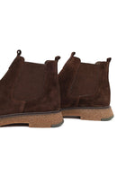 Erkek Kahverengi Süet Deri Chelsea Bot | Derimod